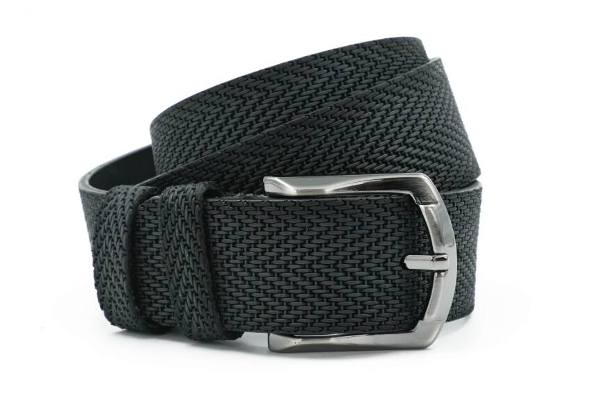  Hakiki Baskı Deri 4,00 cm Spor Erkek Kemer - 25