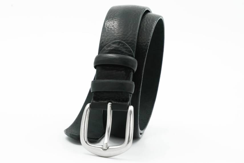 Hakiki Deri 3,3 cm Klasik Erkek Kemeri - 3