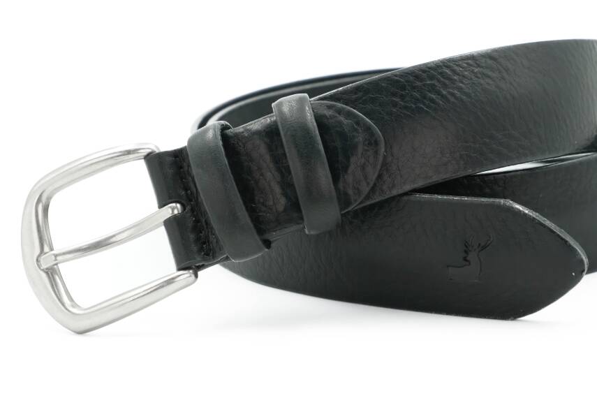 Hakiki Deri 3,3 cm Klasik Erkek Kemeri - 4