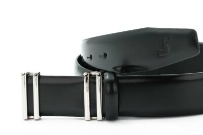  Hakiki Deri 3,50 cm Pimli Toka Klasik Erkek Kemer - 11