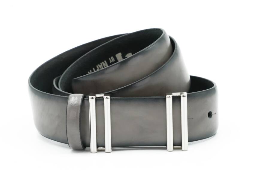  Hakiki Deri 3,50 cm Pimli Toka Klasik Erkek Kemer - 14