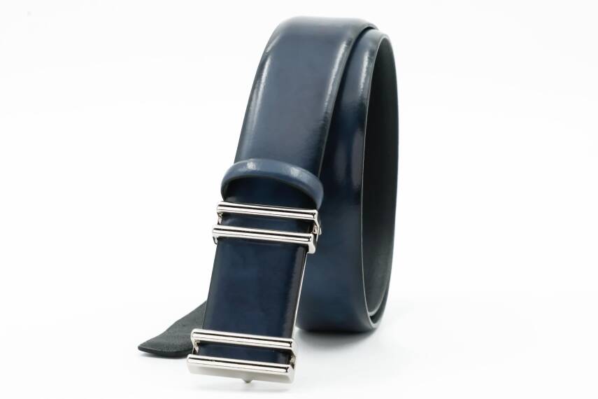  Hakiki Deri 3,50 cm Pimli Toka Klasik Erkek Kemer - 6