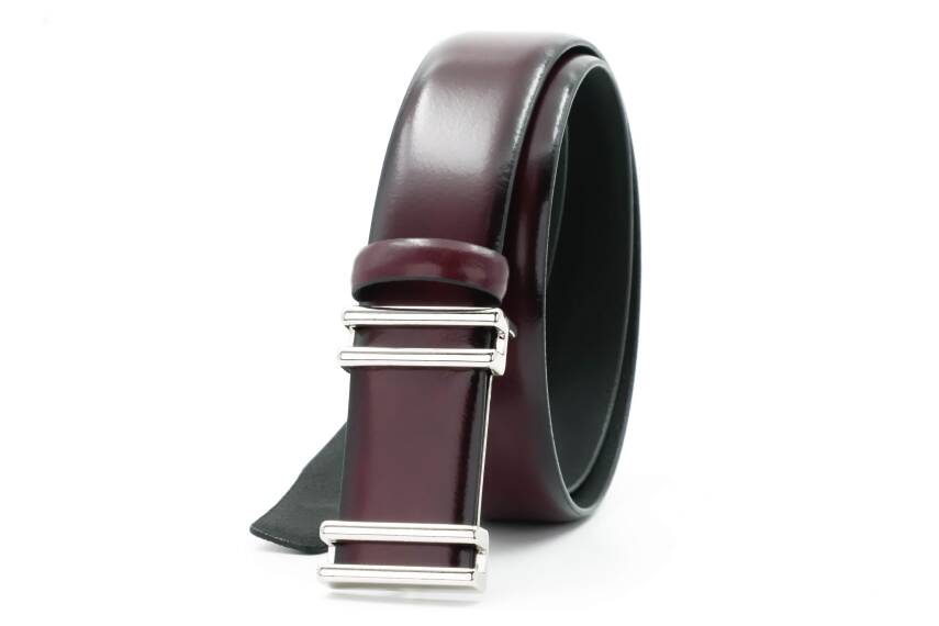 Hakiki Deri 3,50 cm Pimli Toka Klasik Erkek Kemer - 18