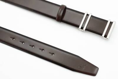 Hakiki Deri 3,50 cm Pimli Toka Klasik Erkek Kemer - 2