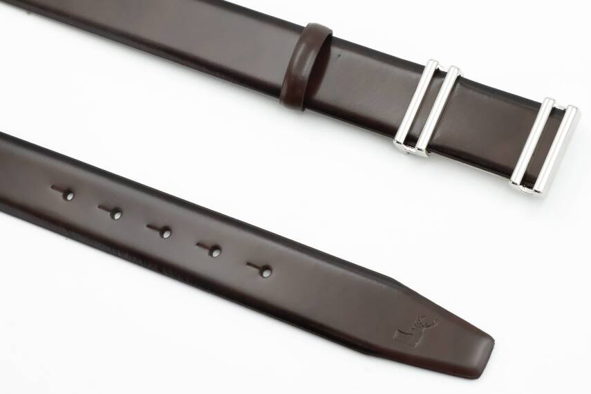 Hakiki Deri 3,50 cm Pimli Toka Klasik Erkek Kemer - 2