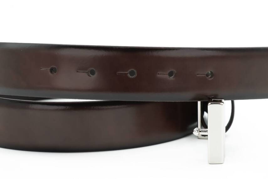 Hakiki Deri 3,50 cm Pimli Toka Klasik Erkek Kemer - 4