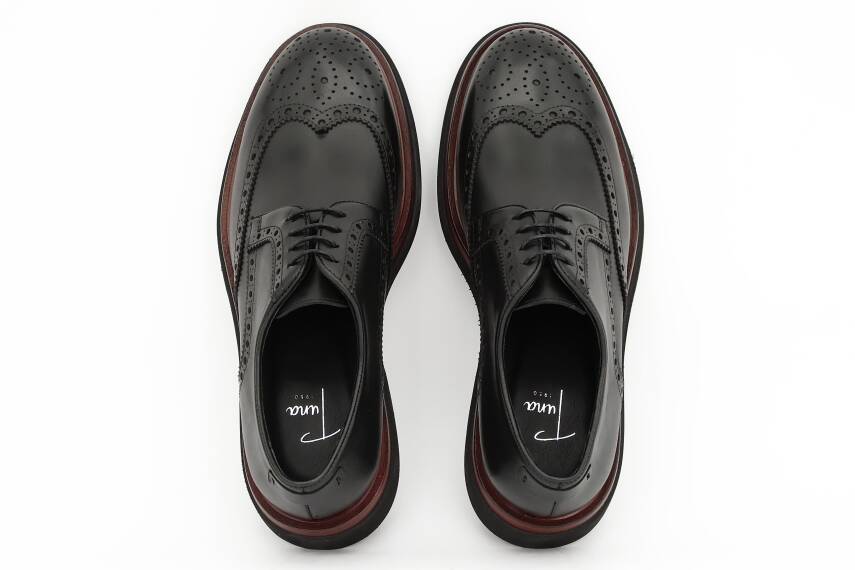 Hakiki Antik Deri Oxford Model Erkek Ayakkabı - 5