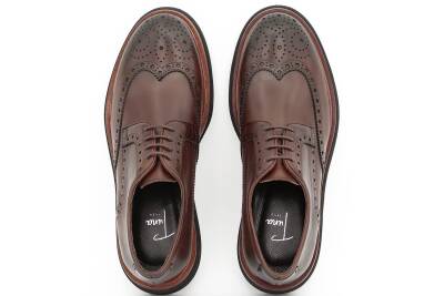 Hakiki Antik Deri Oxford Model Erkek Ayakkabı - 11