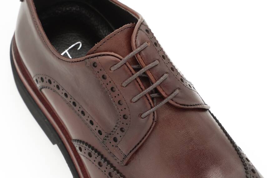 Hakiki Antik Deri Oxford Model Erkek Ayakkabı - 13