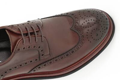Hakiki Antik Deri Oxford Model Erkek Ayakkabı - 14