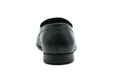 Hakiki Floter Deri Kauçuk Enjeksiyon Kösele Taban Toka Detaylı Mokasen Erkek Ayakkabı - 3