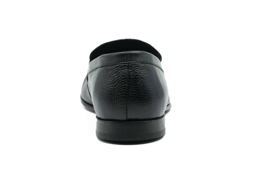 Hakiki Floter Deri Kauçuk Enjeksiyon Kösele Taban Toka Detaylı Mokasen Erkek Ayakkabı - 3