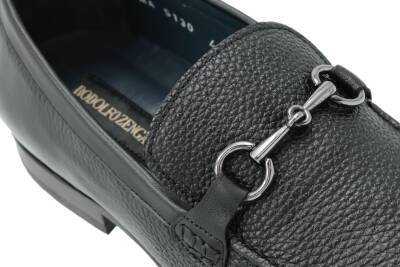 Hakiki Floter Deri Kauçuk Enjeksiyon Kösele Taban Toka Detaylı Mokasen Erkek Ayakkabı - 6