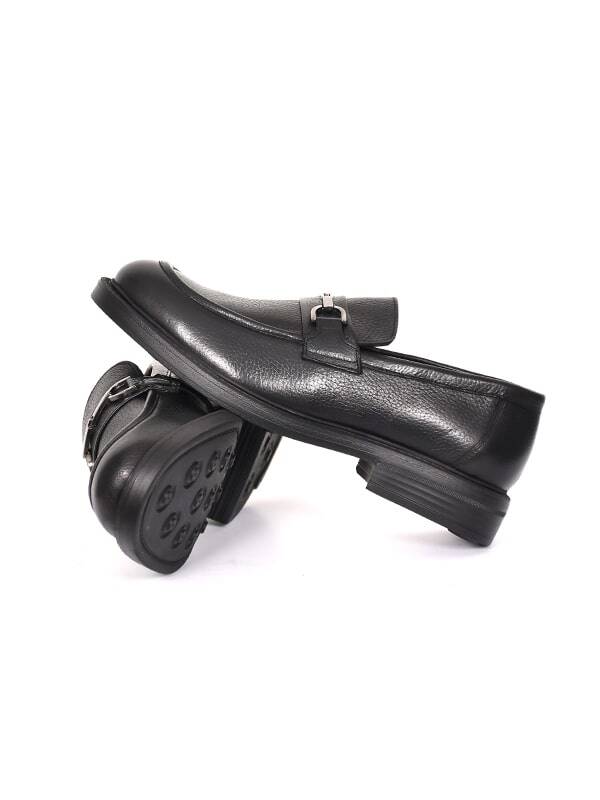 Hakiki Floter Deri EVA Taban Loafer Model Erkek Ayakkabı - 4