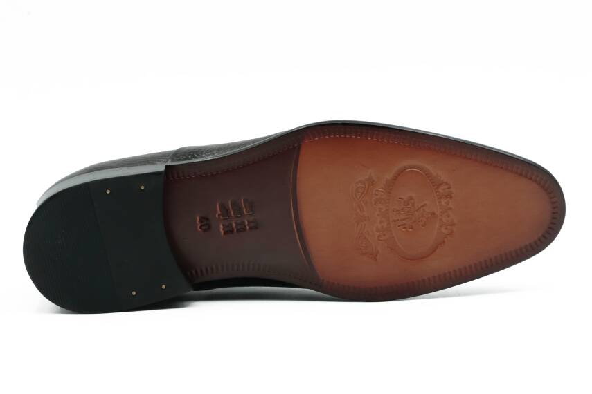 Hakiki Floter Deri Kösele Taban Klasik Erkek Ayakkabı - 16