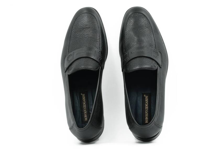 	Hakiki Floter Deri Kösele Taban Klasik Erkek Ayakkabı - 4