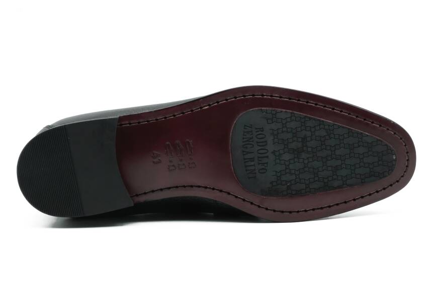 	Hakiki Floter Deri Kösele Taban Klasik Erkek Ayakkabı - 3