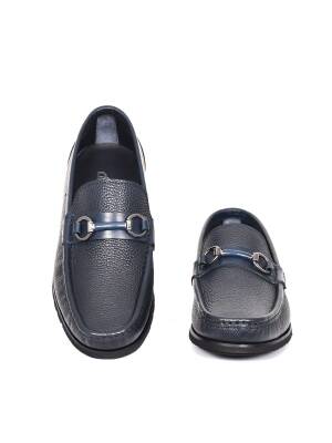 Hakiki Floter Deri EVA Taban Toka Detaylı Loafer Model Erkek Ayakkabı - Tuna 1019 - 2