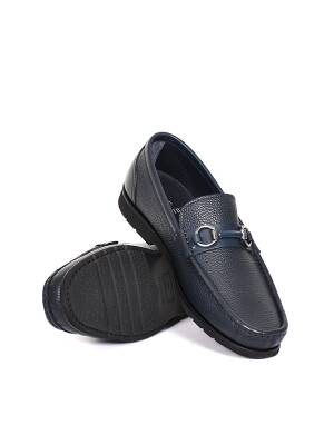 Hakiki Floter Deri EVA Taban Toka Detaylı Loafer Model Erkek Ayakkabı - Tuna 1019 - 5