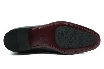 Hakiki Floter Deri Kauçuk Enjeksiyon Kösele Taban Toka Detaylı Mokasen Erkek Ayakkabı - 3