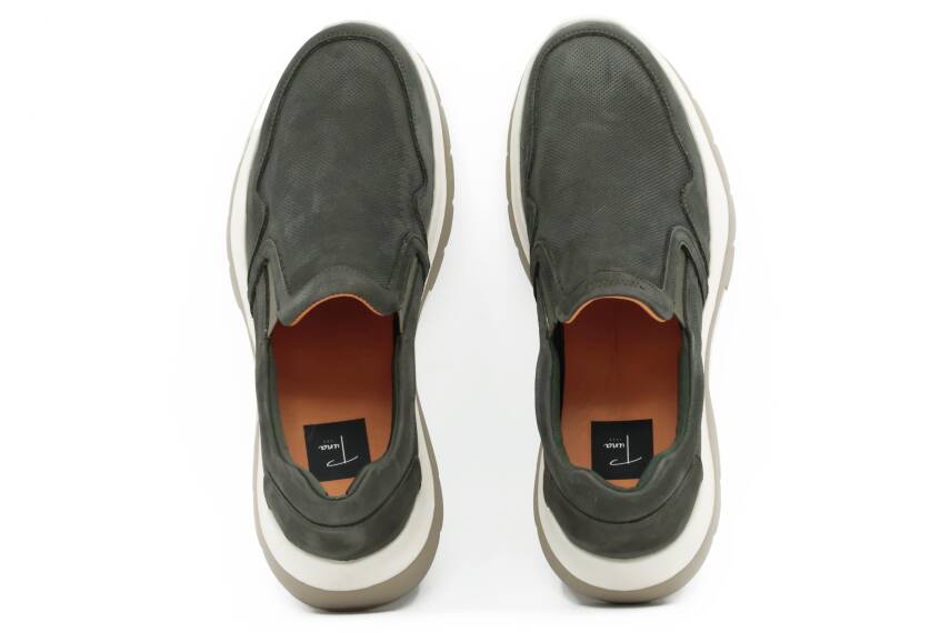 Hakiki Nubuk Deri EVA Taban Casual Erkek Ayakkabı - 11