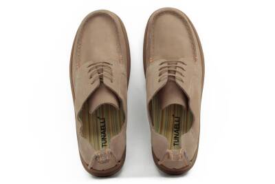 Hakiki Nubuk Deri Kauçuk Taban Casual Erkek Ayakkabı - Tuna 215340 - 5