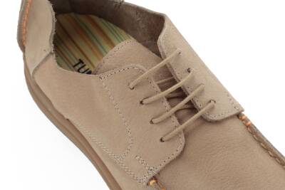 Hakiki Nubuk Deri Kauçuk Taban Casual Erkek Ayakkabı - Tuna 215340 - 6