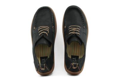 Hakiki Nubuk Deri Kauçuk Taban Casual Erkek Ayakkabı - Tuna 215340 - 11