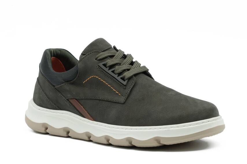 Hakiki Nubuk Deri EVA Taban Casual Erkek Ayakkabı - 14