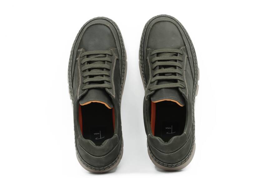 Hakiki Nubuk Deri EVA Taban Casual Erkek Ayakkabı - Tuna 251282 - 6