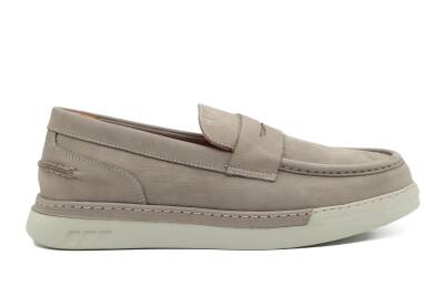 Hakiki Nubuk Deri EVA Taban Loafer Erkek Ayakkabı - TUNA