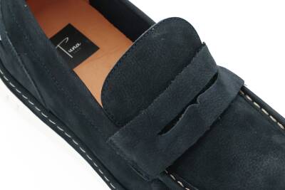 Hakiki Nubuk Deri EVA Taban Loafer Erkek Ayakkabı - 11