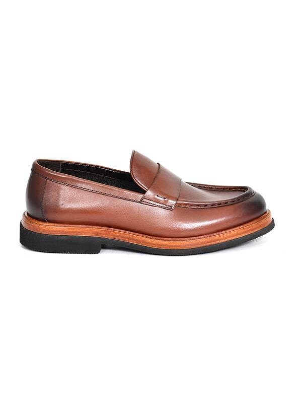 Hakiki Spiro Deri EVA Taban Loafer Model Erkek Ayakkabı - 6