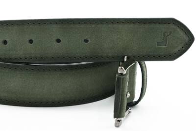  Hakiki Süet Deri 4,00 cm Spor Erkek Kemer - 4