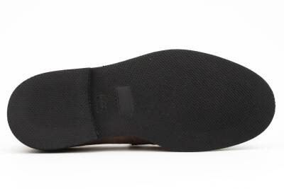 Hakiki Süet Deri EVA Taban Bej Loafer Günlük Bağcıksız Erkek Ayakkabı - 4