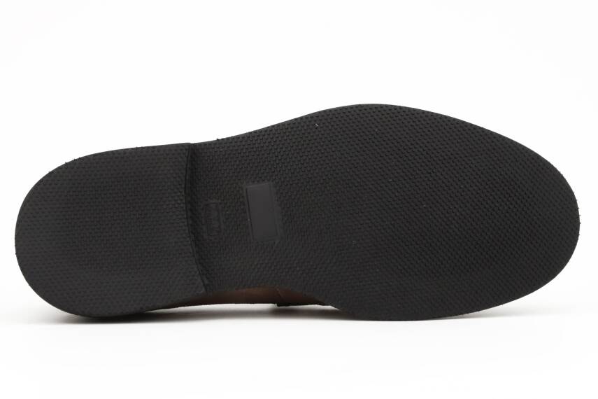 Hakiki Süet Deri EVA Taban Bej Loafer Günlük Bağcıksız Erkek Ayakkabı - 4