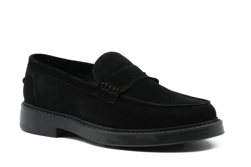 Hakiki Süet Deri EVA Taban Loafer Model Erkek Ayakkabı - 2