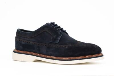Hakiki Süet Deri EVA Taban Oxford Model Erkek Ayakkabı - 2