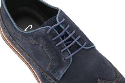 Hakiki Süet Deri EVA Taban Oxford Model Erkek Ayakkabı - 6