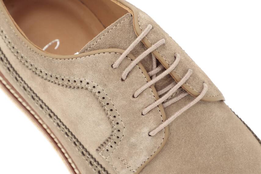 Hakiki Süet Deri EVA Taban Oxford Model Erkek Ayakkabı - 13