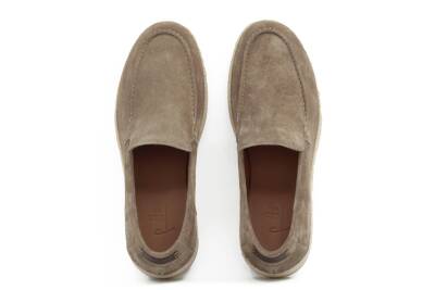 Hakiki Süet Deri Kauçuk Taban Loafer Model Erkek Ayakkabı - 5