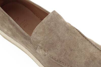 Hakiki Süet Deri Kauçuk Taban Loafer Model Erkek Ayakkabı - 6