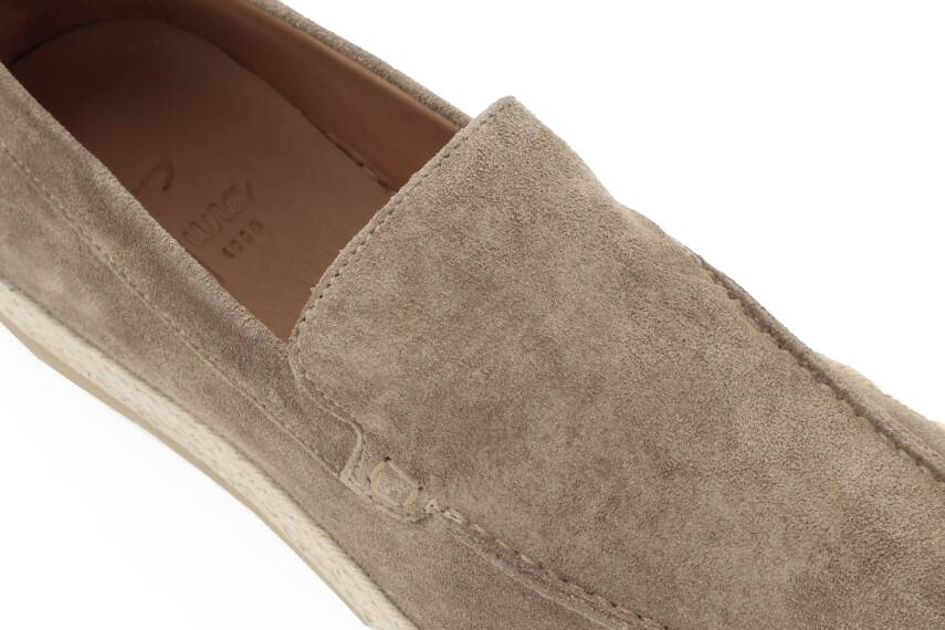 Hakiki Süet Deri Kauçuk Taban Loafer Model Erkek Ayakkabı - 6