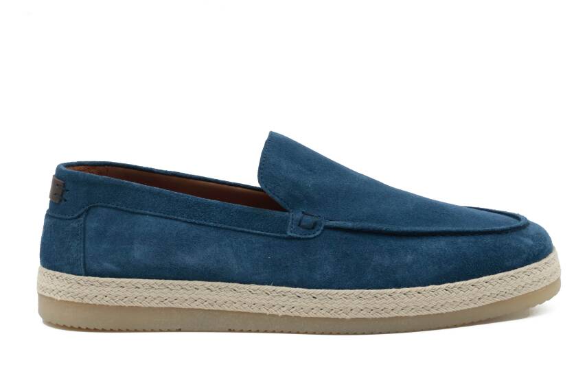Hakiki Süet Deri Kauçuk Taban Loafer Model Erkek Ayakkabı - 7