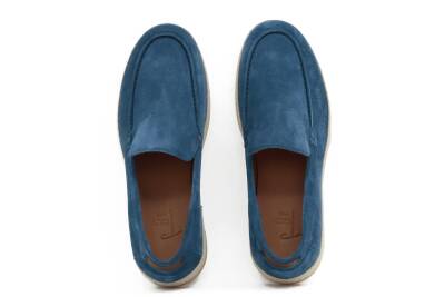 Hakiki Süet Deri Kauçuk Taban Loafer Model Erkek Ayakkabı - 10