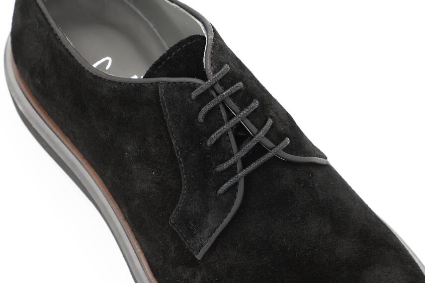 Hakiki Süet Deri EVA Taban Klasik Erkek Ayakkabı - 11