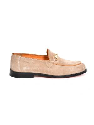Hakiki Süet Deri Kösele Loafer Model Erkek Ayakkabı - 6