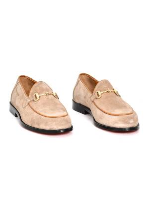 Hakiki Süet Deri Kösele Loafer Model Erkek Ayakkabı - 7