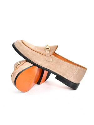 Hakiki Süet Deri Kösele Loafer Model Erkek Ayakkabı - 8