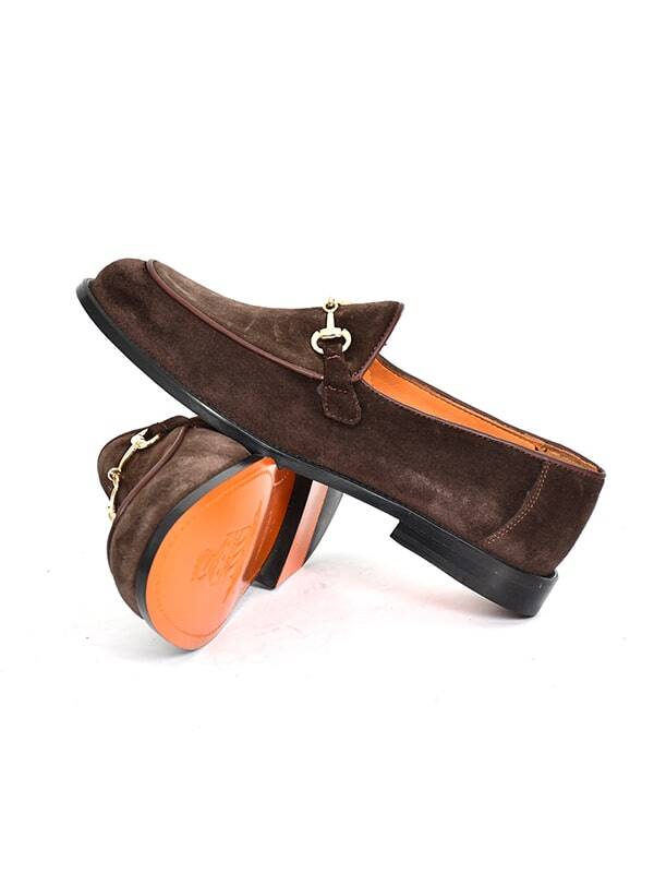 Hakiki Süet Deri Kösele Loafer Model Erkek Ayakkabı - 13